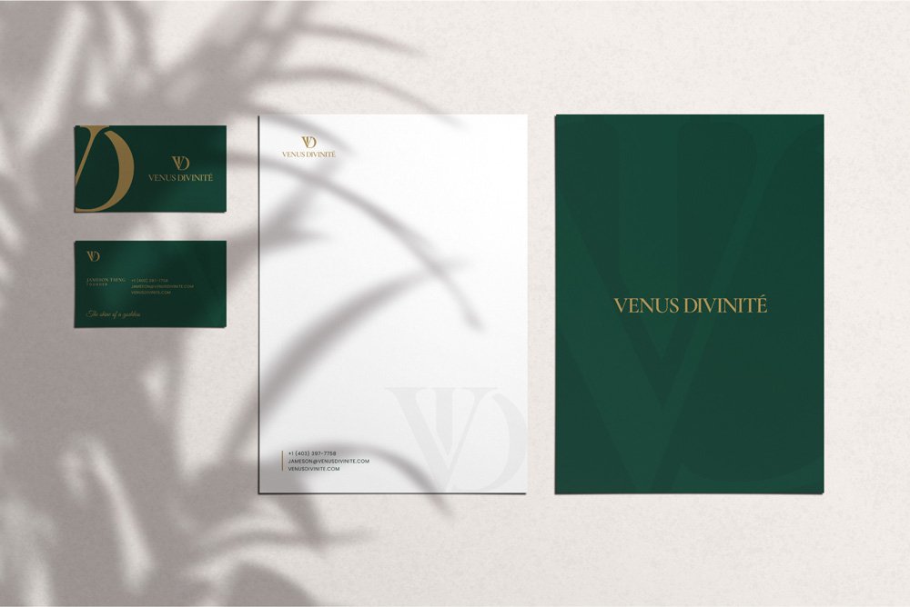 Existing BCD business card design style reference