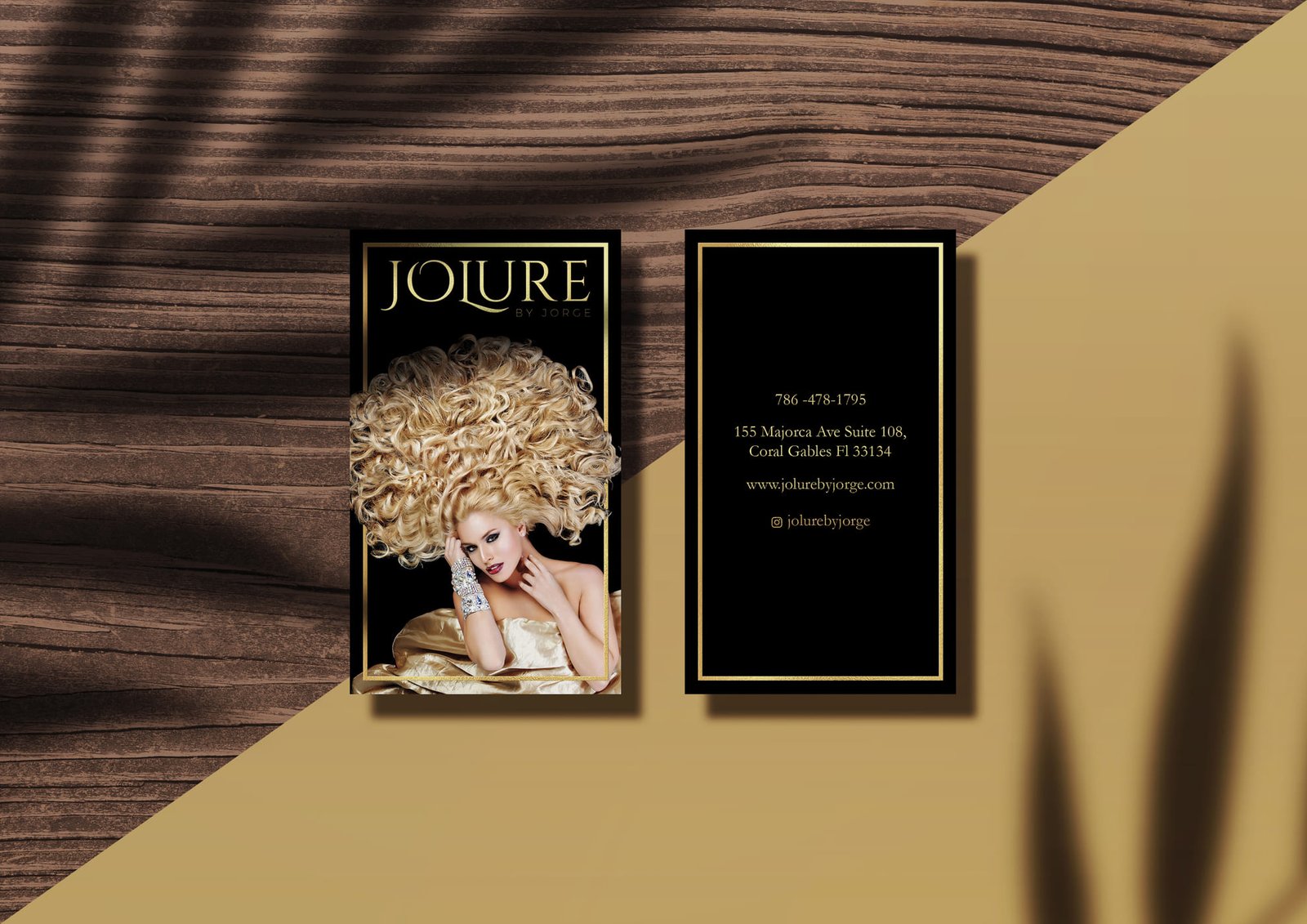Existing BCD business card design style reference