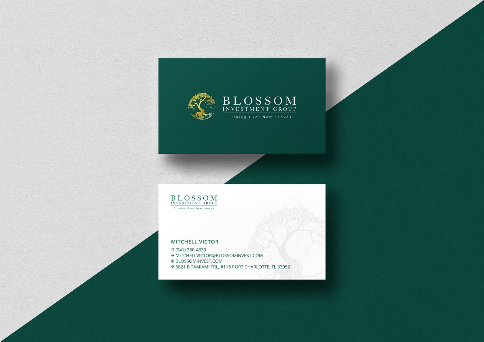 Custom business card design from the BCD portfolio, example 4