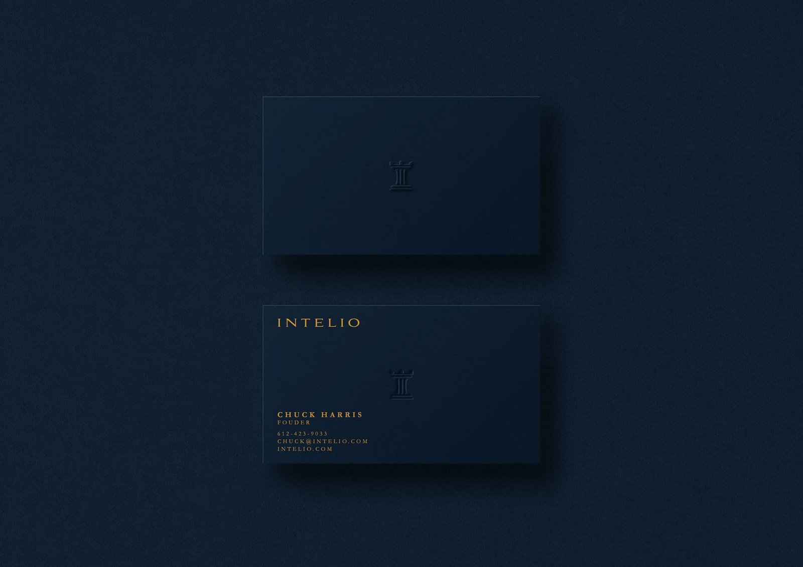 Custom business card design from the BCD portfolio, example 10