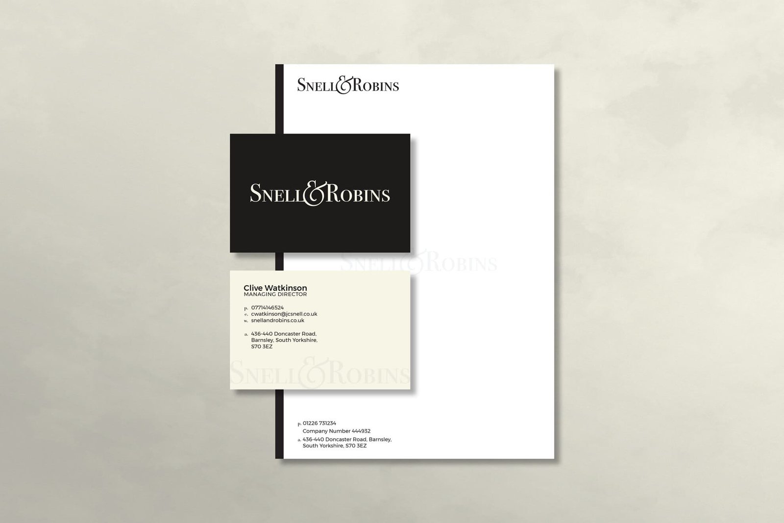 Custom business card design from the BCD portfolio, example 26