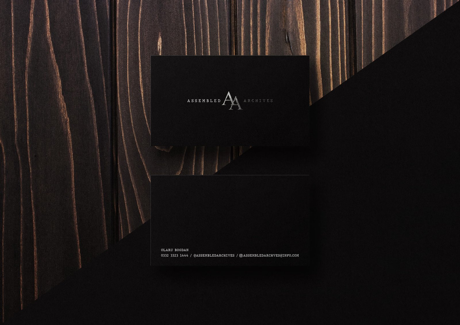 Custom business card design from the BCD portfolio, example 6