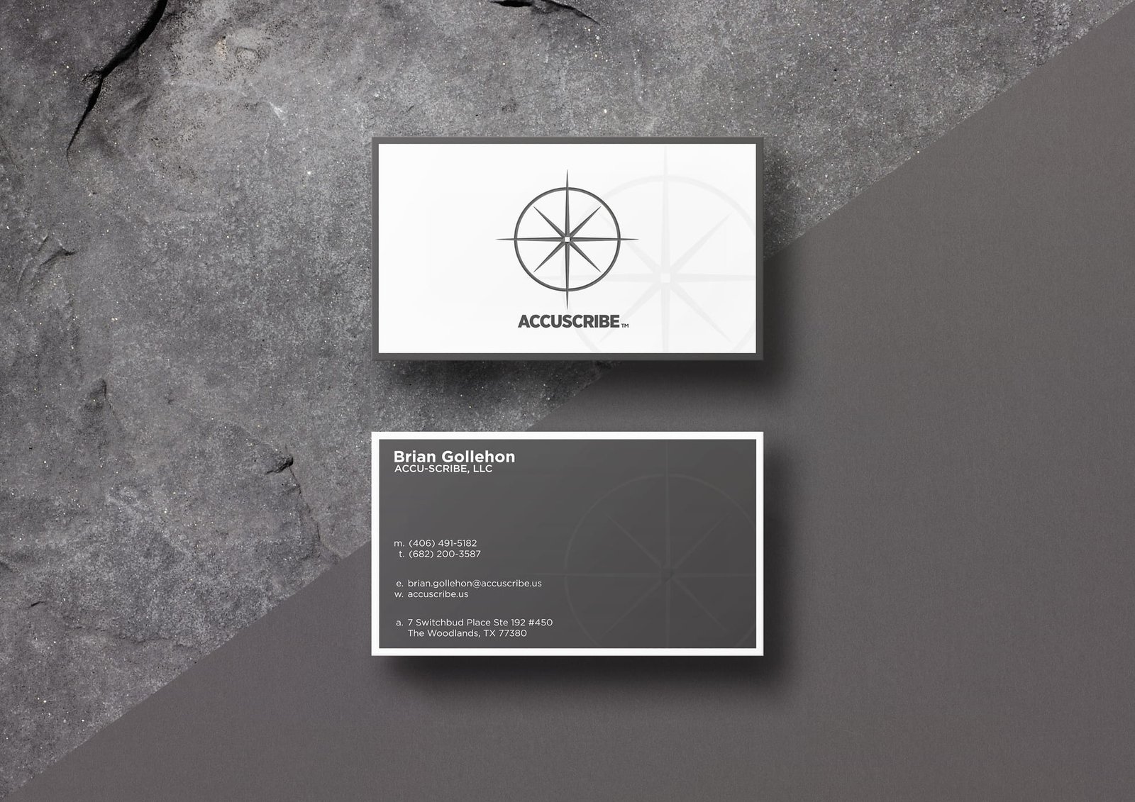 Custom business card design from the BCD portfolio, example 7