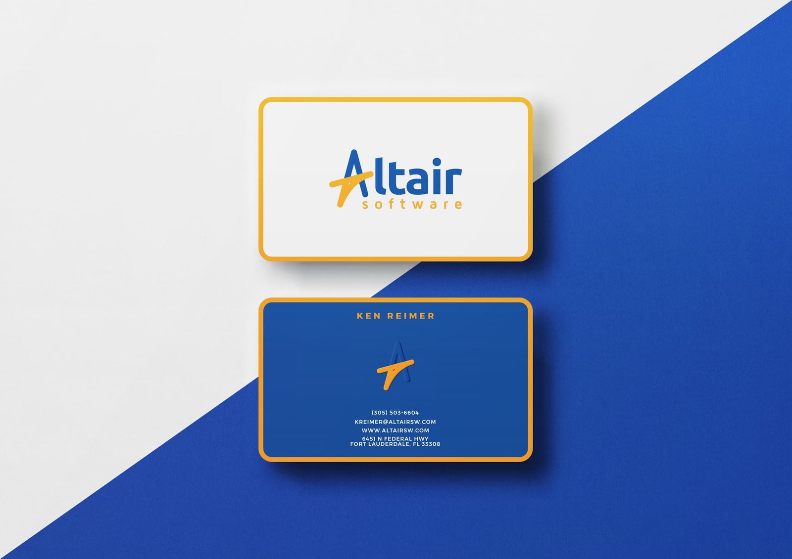 Custom business card design from the BCD portfolio, example 8