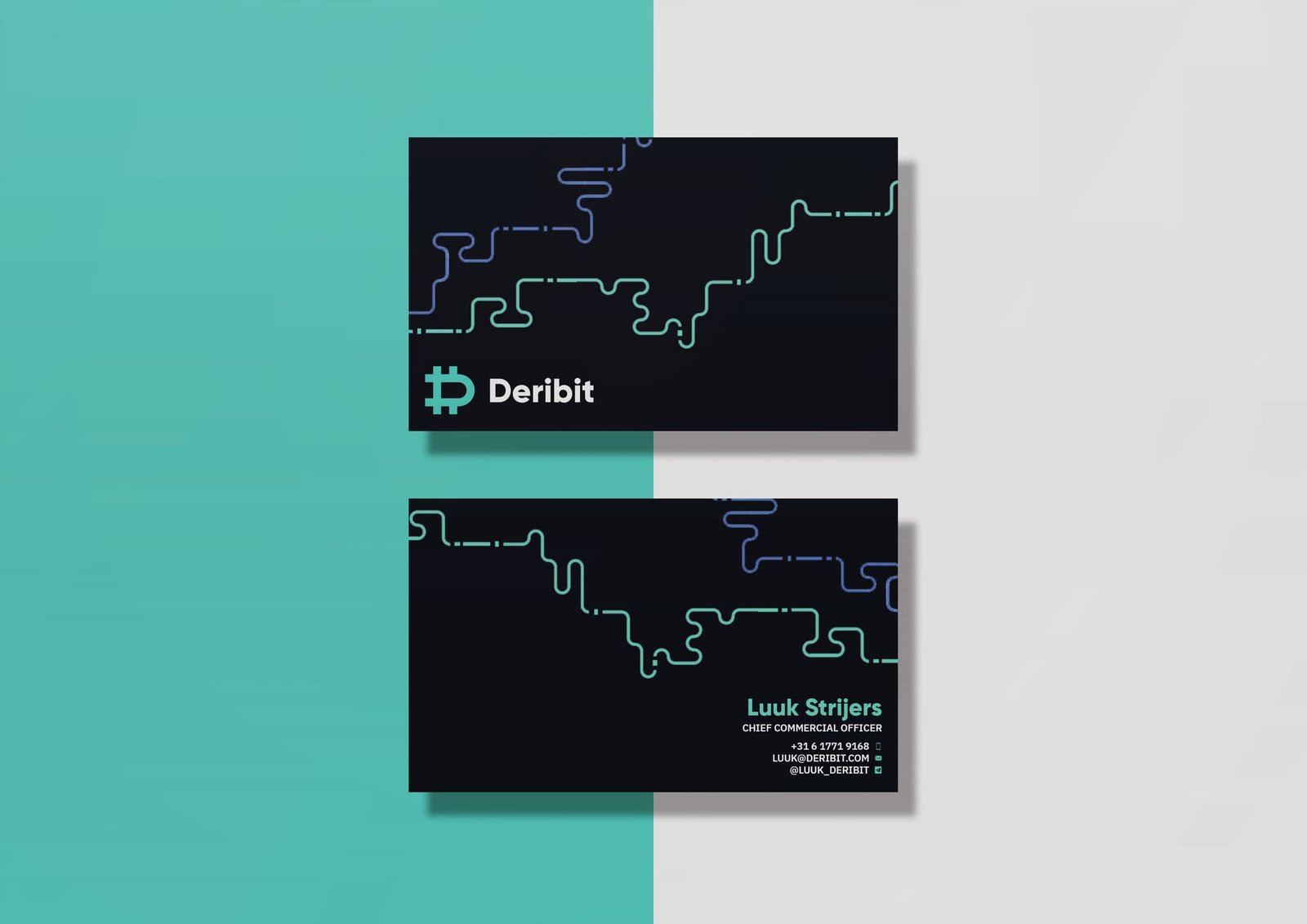 Technical business card design