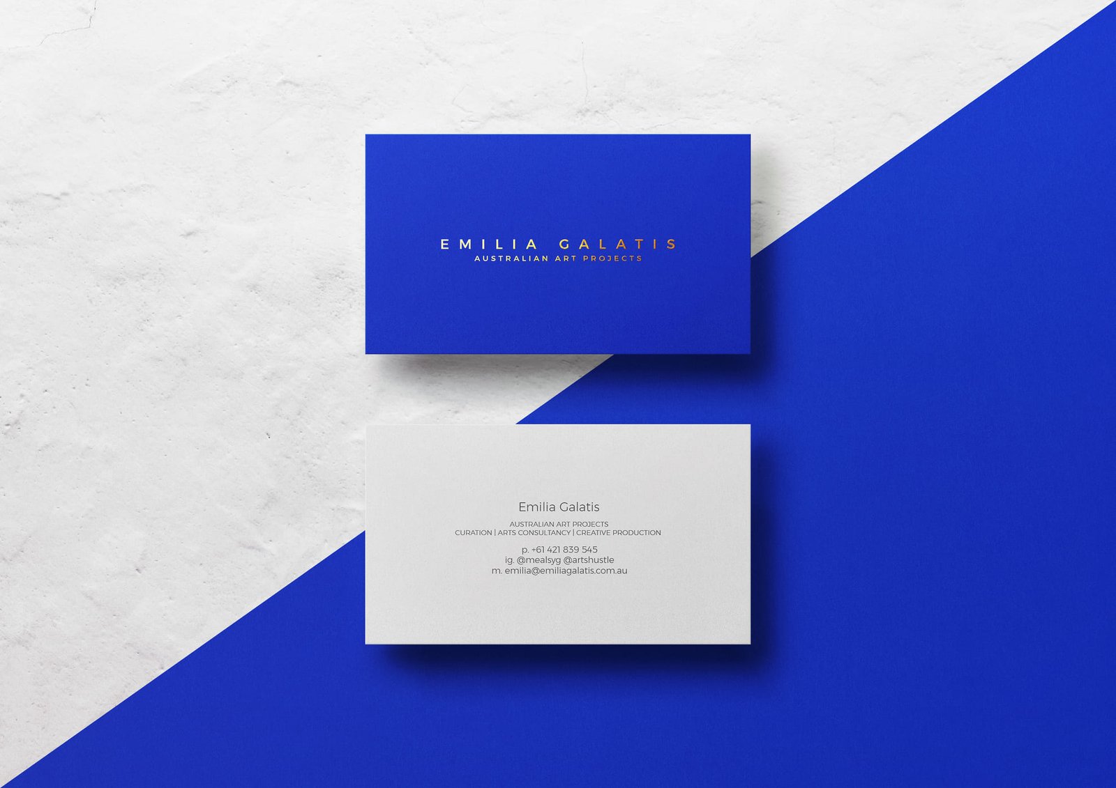 Custom business card design from the BCD portfolio, example 36
