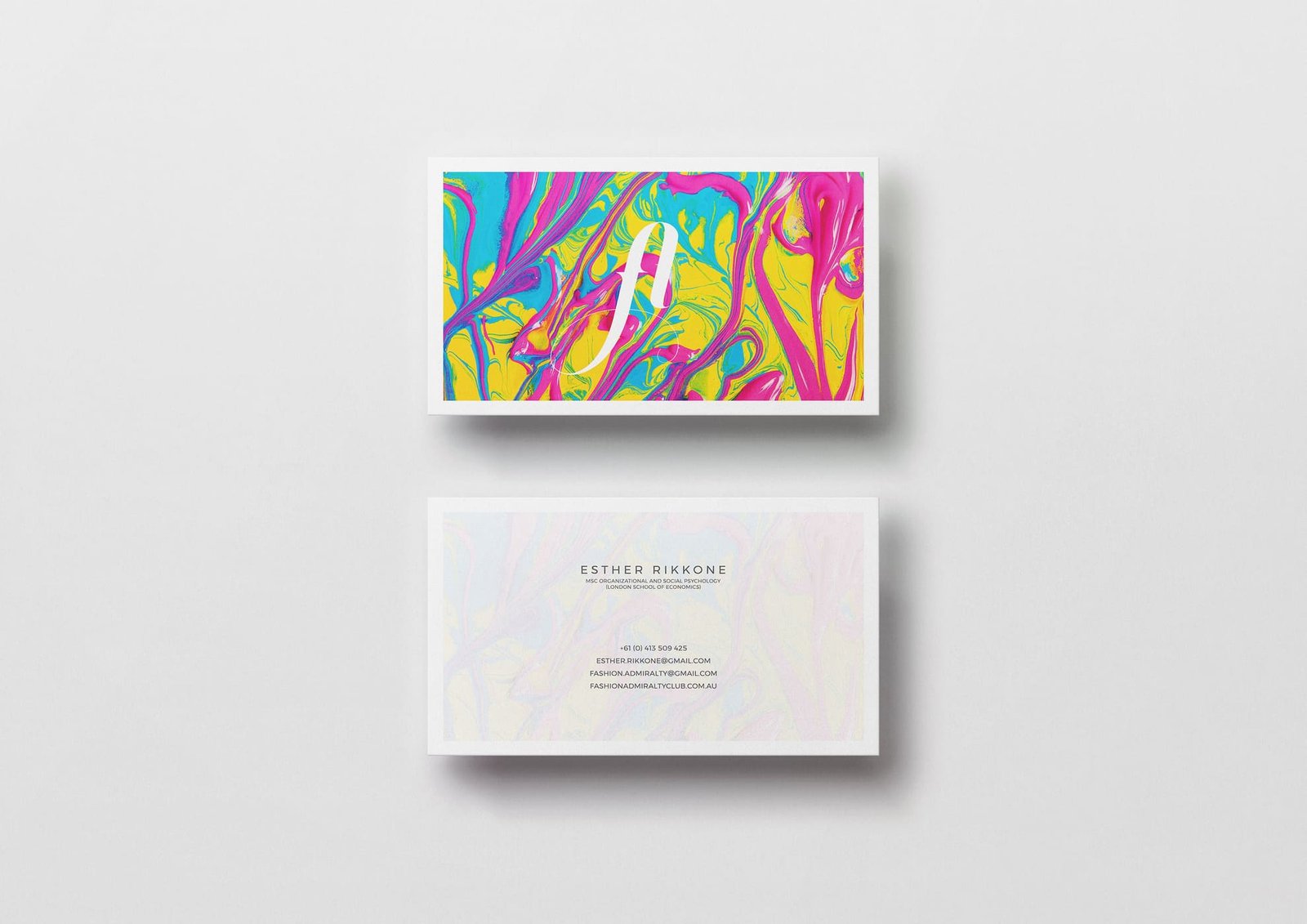Custom business card design from the BCD portfolio, example 37