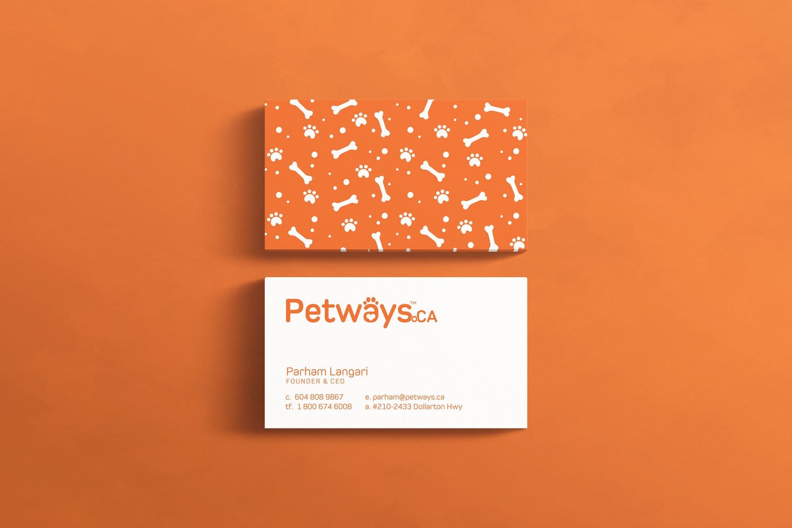 Custom business card design from the BCD portfolio, example 48