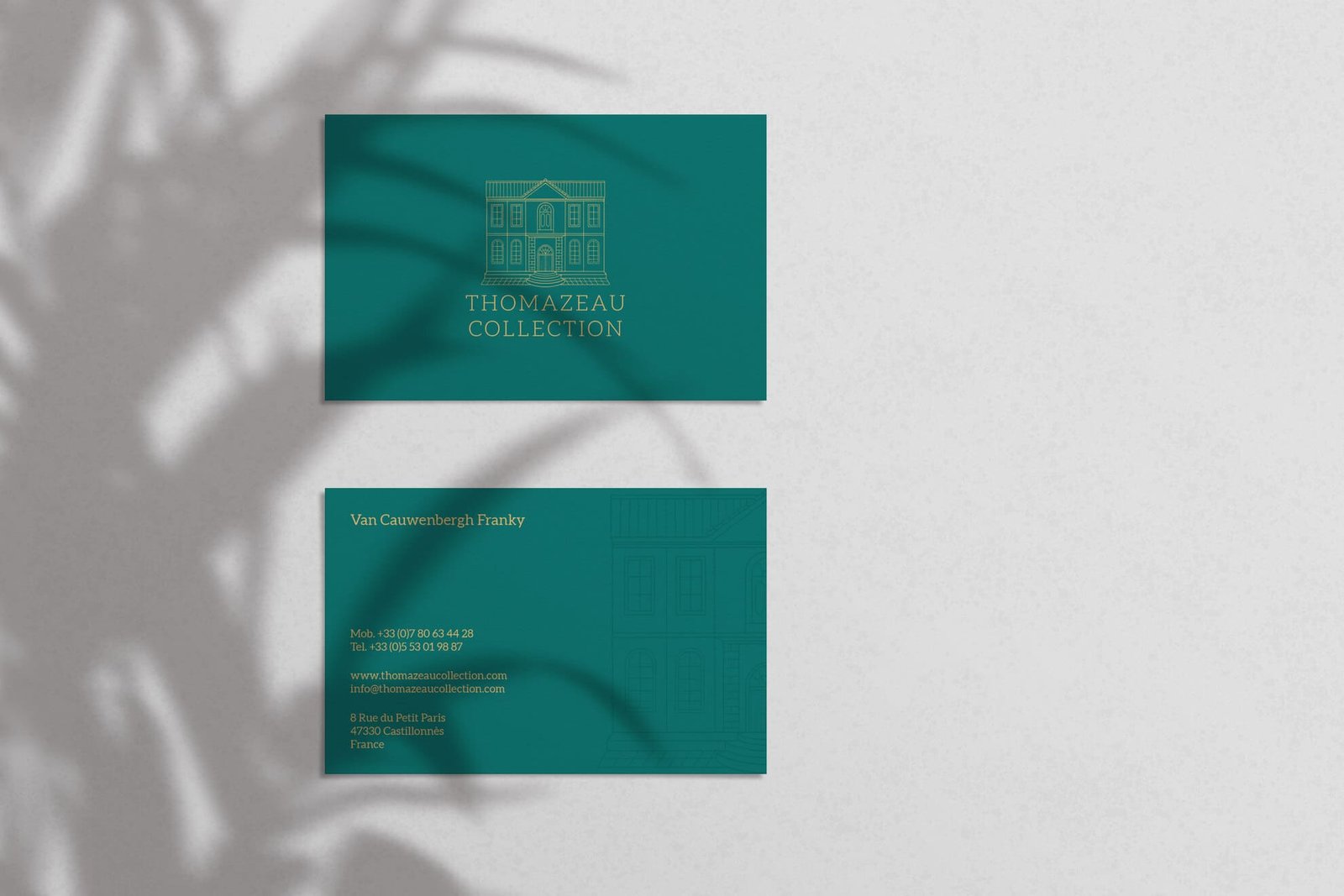 Custom business card design from the BCD portfolio, example 55