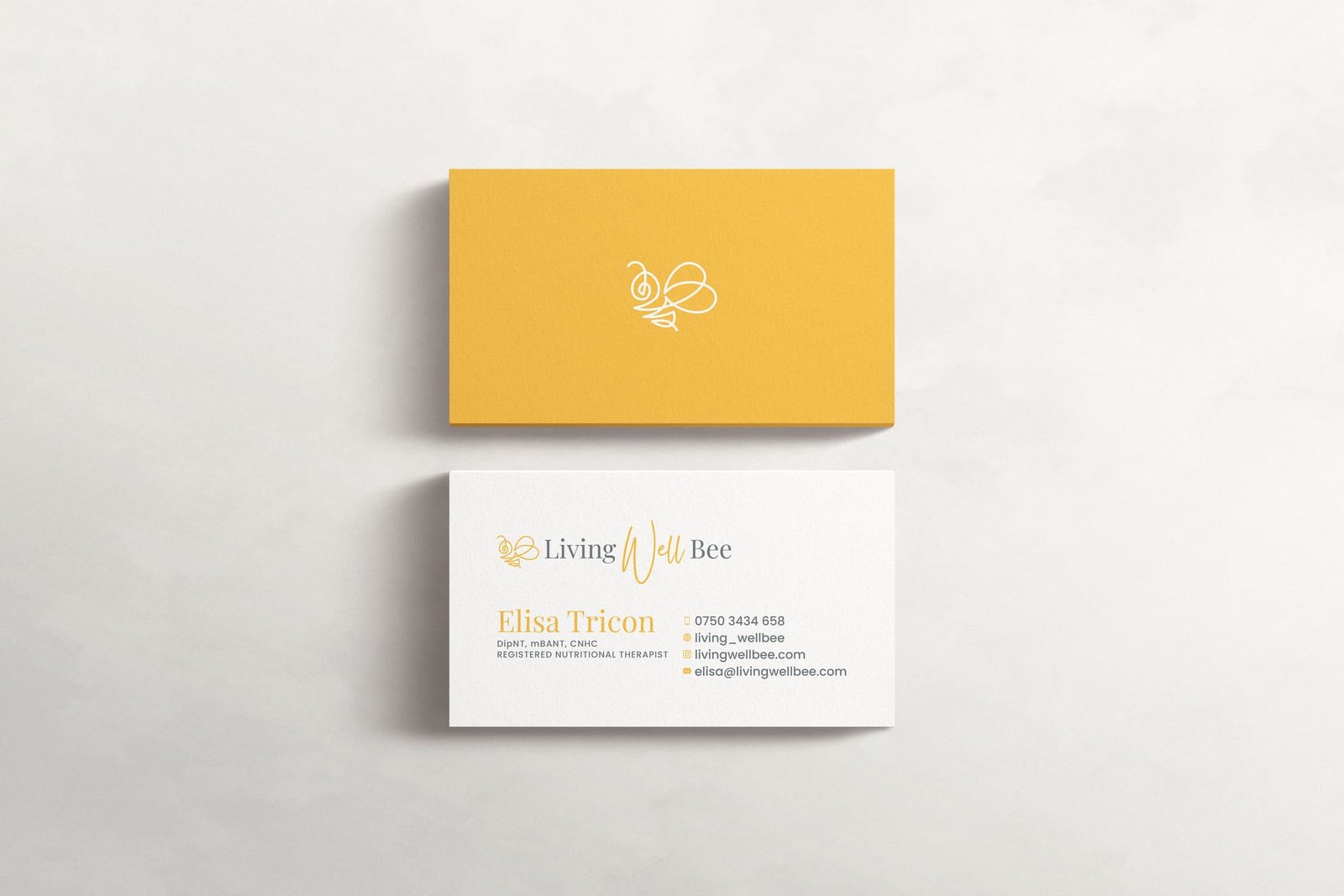 Custom business card design from the BCD portfolio, example 58